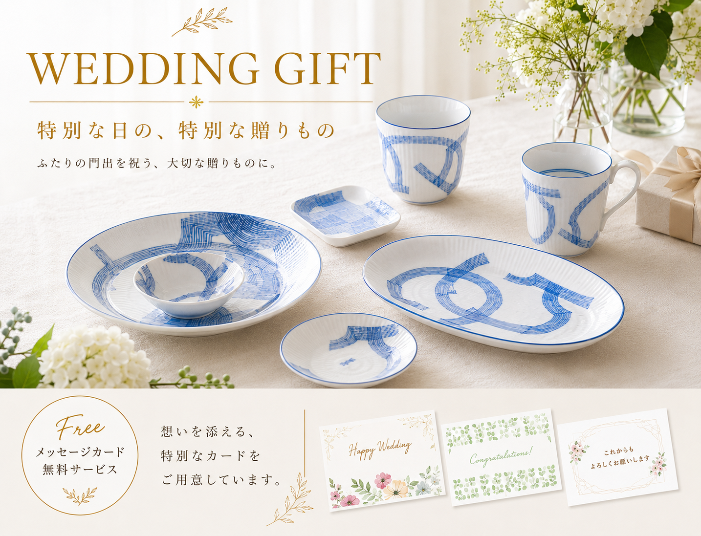 結婚祝いにおすすめのブランド食器