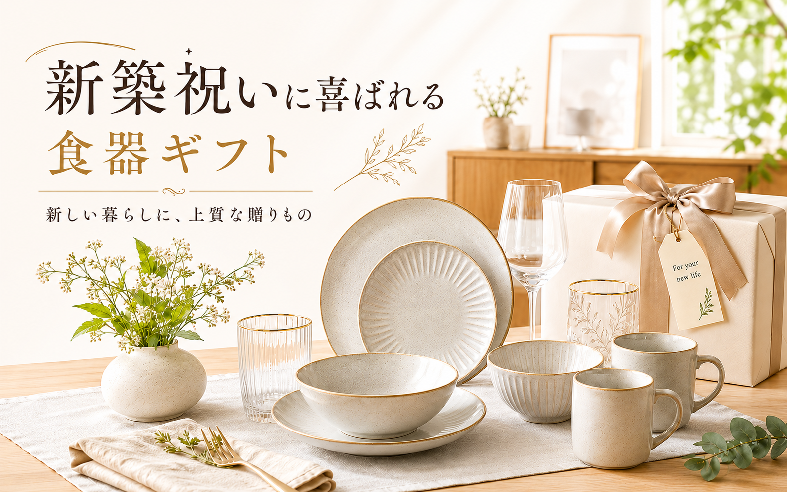 新築祝いに喜ばれる食器ギフト
