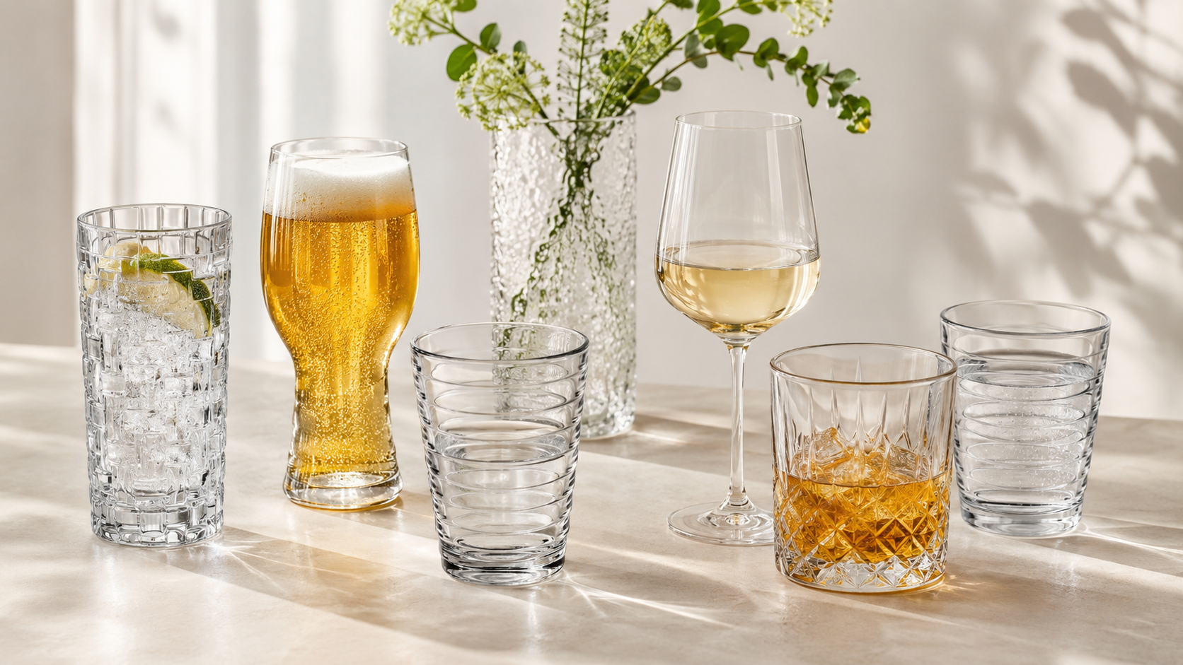 グラスの種類と選び方 水・ワイン・ビール・カクテルをもっと楽しむ器