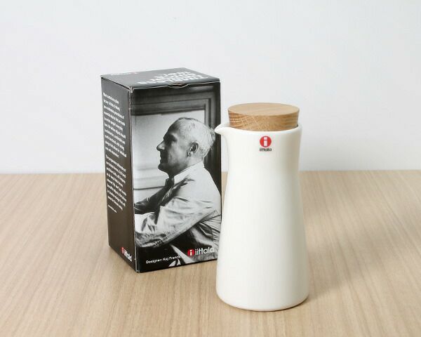 イッタラ（iittala） ティーマ/Teema ミルクピッチャー 200ml 蓋(ふた)付き ホワイト