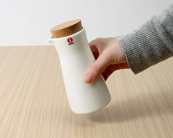 イッタラ（iittala） ティーマ/Teema ミルクピッチャー 200ml 蓋(ふた)付き ホワイト