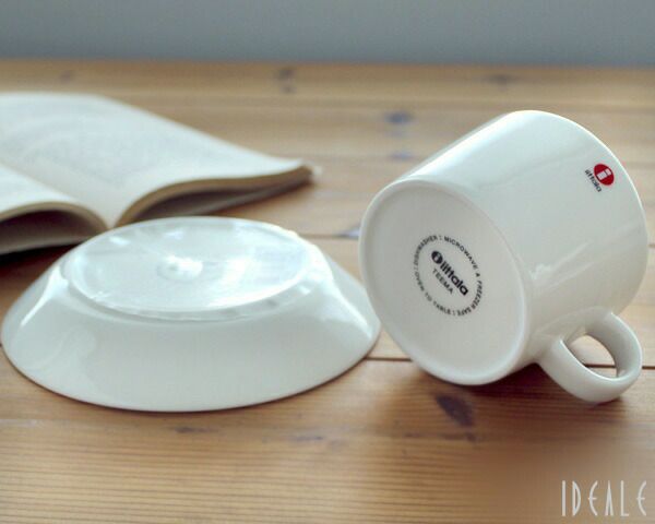 イッタラ（iittala） ティーマ/Teema 3点セット ホワイト(カップ＆ソーサー/プレート21cm）