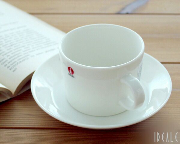 イッタラ（iittala） ティーマ/Teema 3点セット ホワイト(カップ＆ソーサー/プレート21cm）