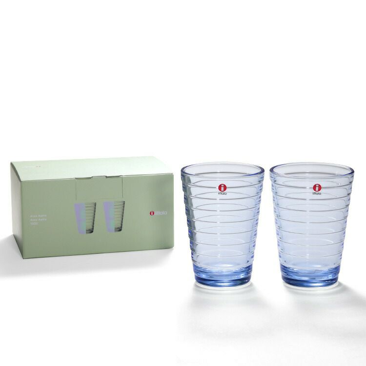 イッタラ（iittala） アイノアアルト/Aino Aalto ハイボール 330ml ペア アクア
