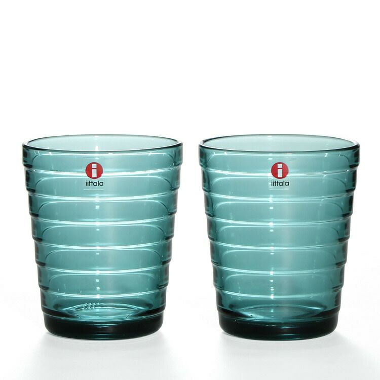 イッタラ（iittala） アイノアアルト/Aino Aalto タンブラー 220ml ペア シーブルー