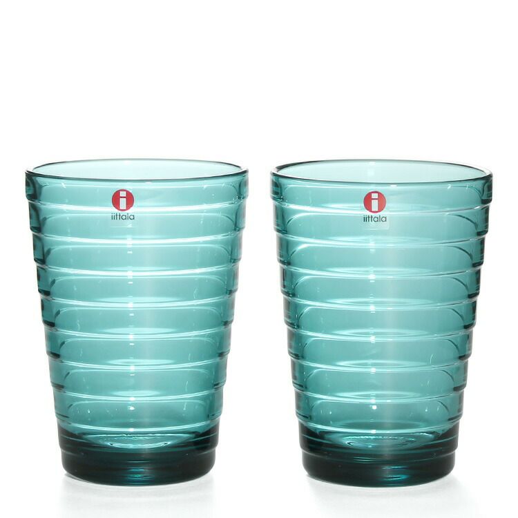 イッタラ（iittala） アイノアアルト/Aino Aalto ハイボール 330ml ペア シーブルー