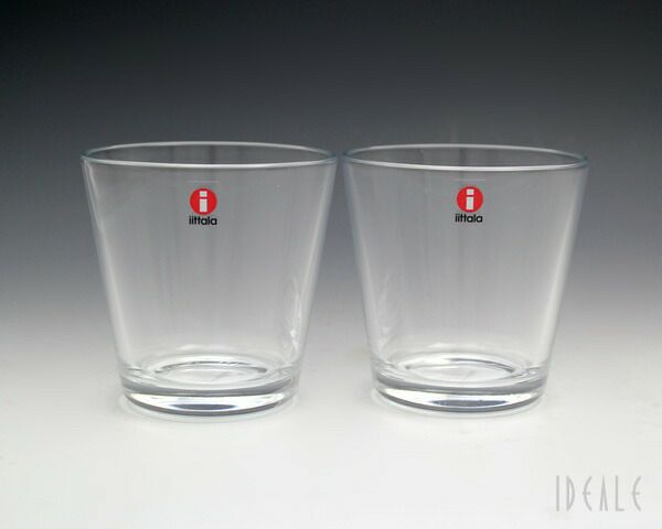 イッタラ（iittala） カルティオ/Kartio タンブラー 210ml ペア クリア