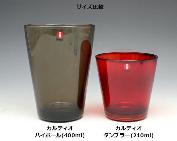 イッタラ（iittala） カルティオ/Kartio タンブラー 210ml ペア クリア