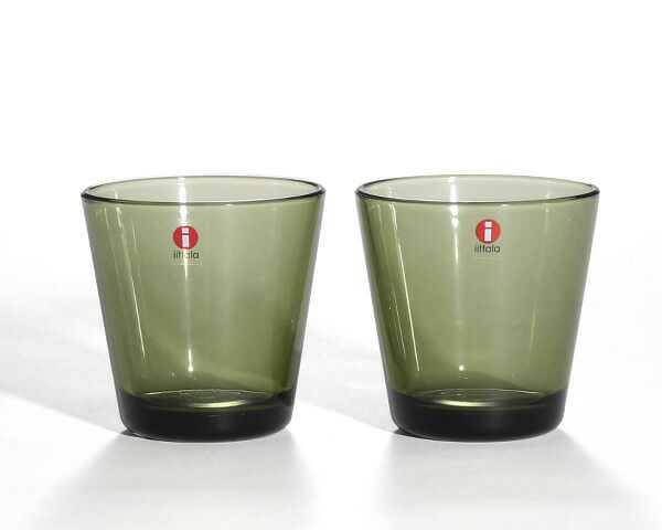 イッタラ（iittala） カルティオ/Kartio タンブラー 210ml ペア モスグリーン