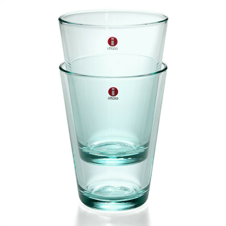イッタラ（iittala） カルティオ/Kartio ハイボール 400ml ペア ウォーターグリーン