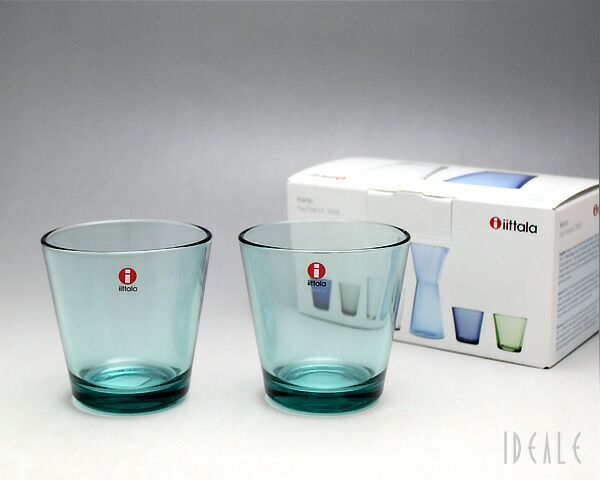 イッタラ（iittala） カルティオ/Kartio タンブラー 210ml ペア 箱入り シーブルー