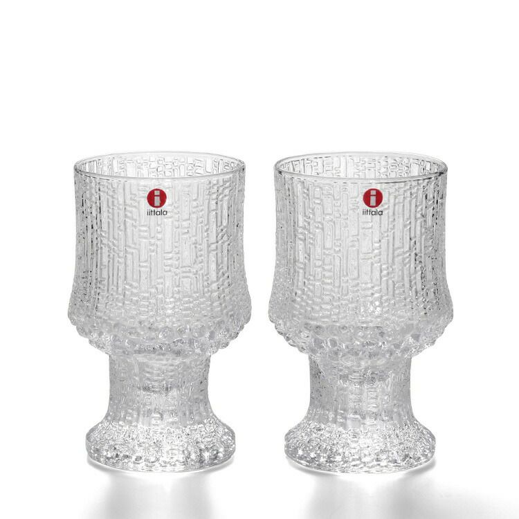 イッタラ（iittala） ウルティマ・ツーレ/Ultima Thule レッドワイン 23cl ペア クリア