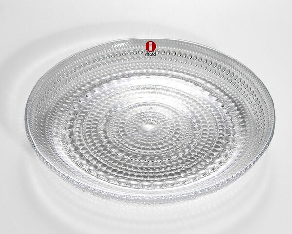 イッタラ（iittala） カステヘルミ/Kastehelmi プレート17cm クリア