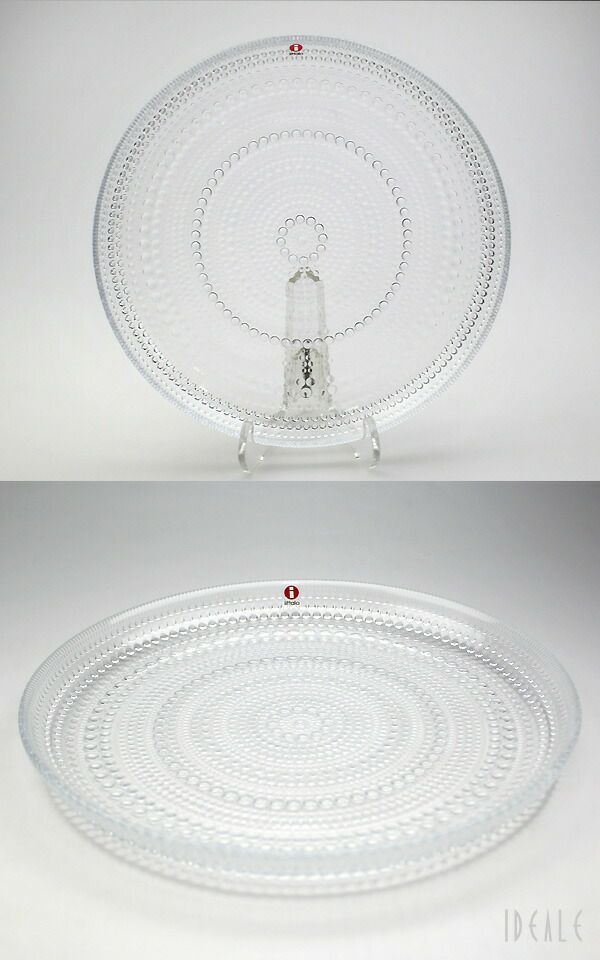 イッタラ（iittala） カステヘルミ/Kastehelmi プレート24.8cm クリア