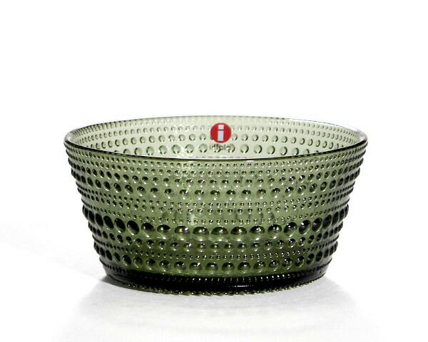 イッタラ（iittala） カステヘルミ/Kastehelmi ボウル 230ml モスグリーン