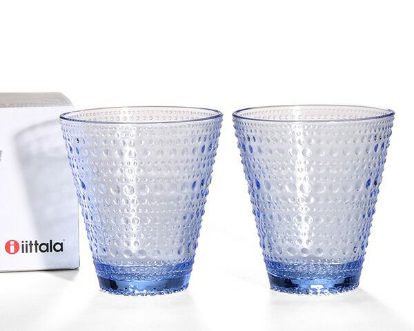 イッタラ（iittala） カステヘルミ/Kastehelmi タンブラー ペア 300ml アクア