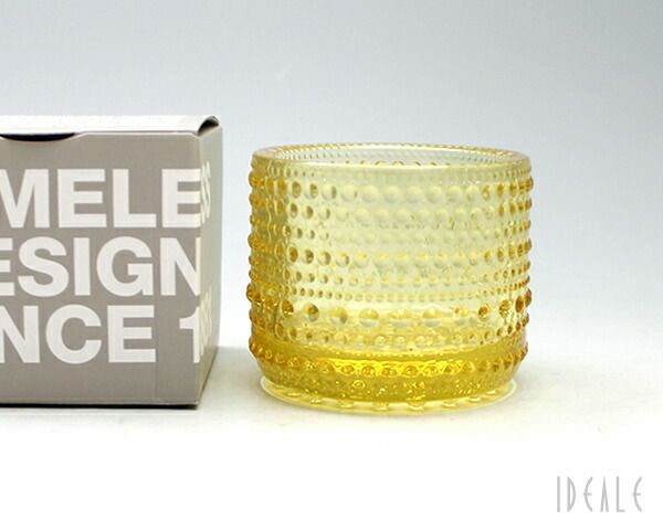イッタラ（iittala） カステヘルミ/Kastehelmi キャンドルホルダー 64mm レモン