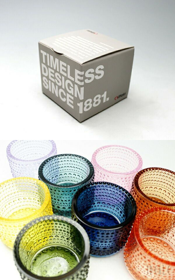 イッタラ（iittala） カステヘルミ/Kastehelmi キャンドルホルダー 64mm レモン