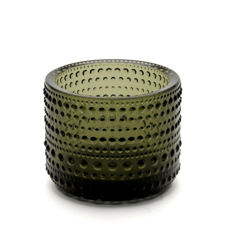 イッタラ（iittala） カステヘルミ/Kastehelmi キャンドルホルダー 64mm モスグリーン