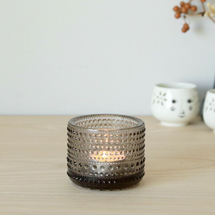 イッタラ（iittala） カステヘルミ/Kastehelmi キャンドルホルダー 64mm リネン