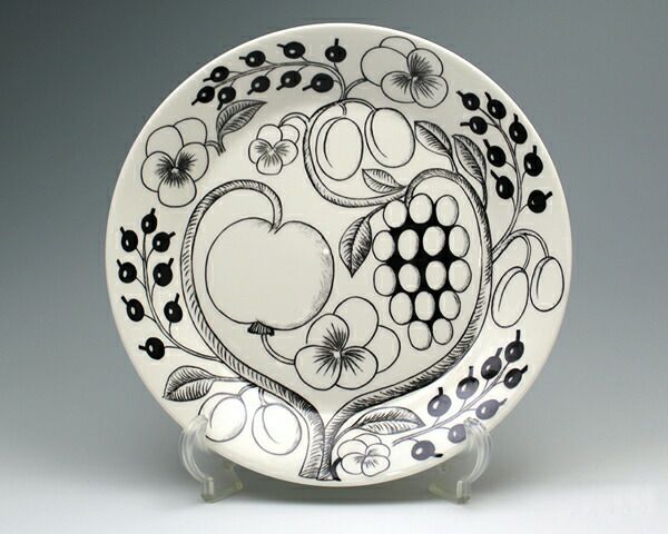 アラビア（ARABIA） パラティッシ/Paratiisi プレート 26cm ブラック