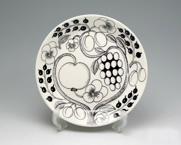 アラビア（ARABIA） パラティッシ/Paratiisi プレート 21cm ブラック