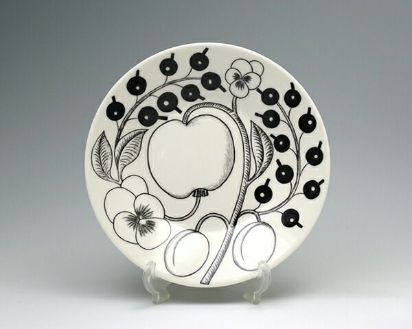 アラビア（ARABIA） パラティッシ/Paratiisi プレート 16.5cm ブラック