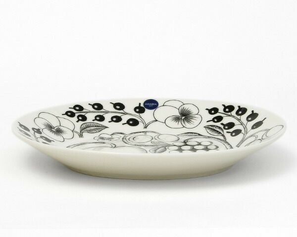 アラビア（ARABIA） パラティッシ/Paratiisi オーバルプレート 25cm ブラック