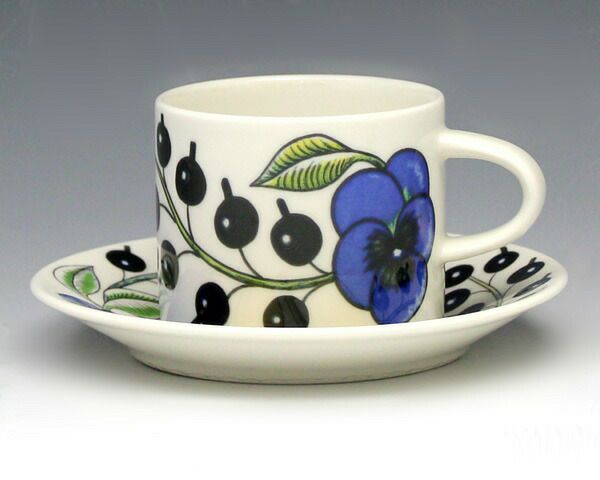 アラビア（ARABIA） パラティッシ/Paratiisi コーヒーカップ&ソーサー イエロー