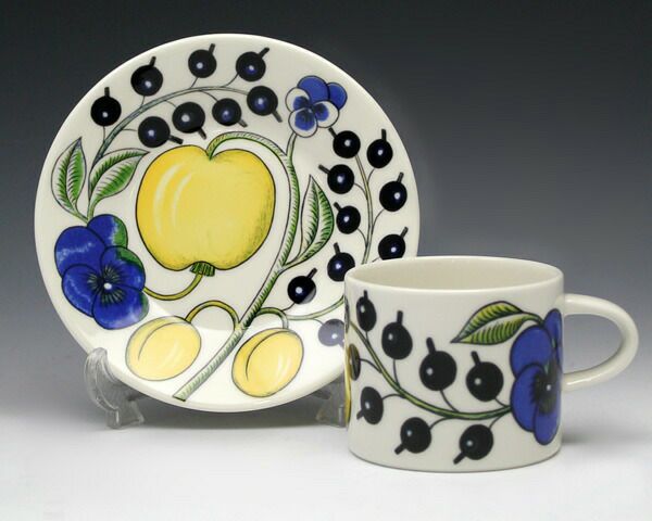 アラビア（ARABIA） パラティッシ/Paratiisi コーヒーカップ&ソーサー イエロー