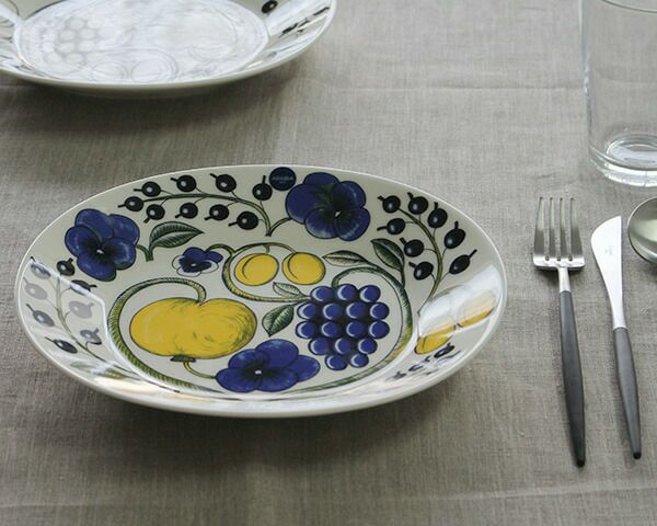 アラビア（ARABIA） パラティッシ/Paratiisi オーバルプレート 25cm イエロー