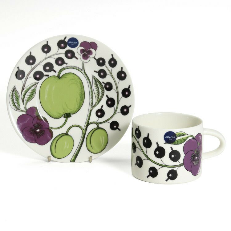 アラビア（ARABIA） パラティッシ/Paratiisi ティーカップ＆ソーサー 280ml パープル