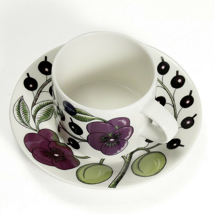 アラビア（ARABIA） パラティッシ/Paratiisi ティーカップ＆ソーサー 280ml パープル