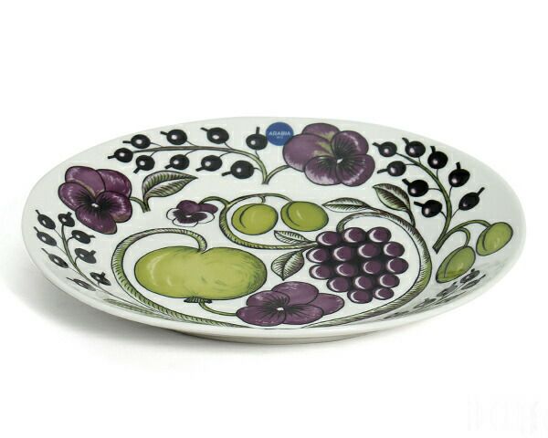 アラビア（ARABIA） パラティッシ/Paratiisi オーバルプレート 25cm パープル