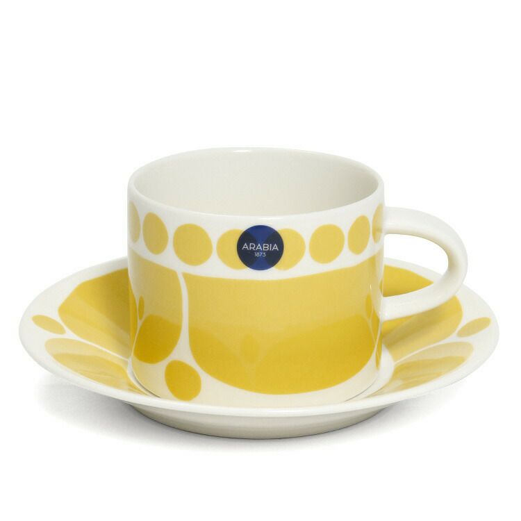 アラビア（ARABIA） スンヌンタイ/Sunnuntai ティーカップ＆ソーサー 280ml