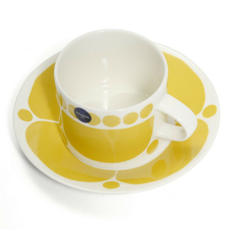 アラビア（ARABIA） スンヌンタイ/Sunnuntai ティーカップ＆ソーサー 280ml