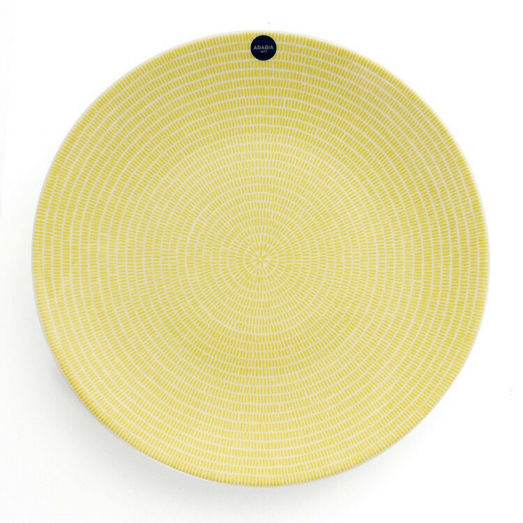 アラビア（ARABIA） アベック/24h Avec プレート 26cm イエロー