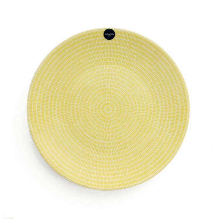 アラビア（ARABIA） アベック/24h Avec プレート 20cm イエロー
