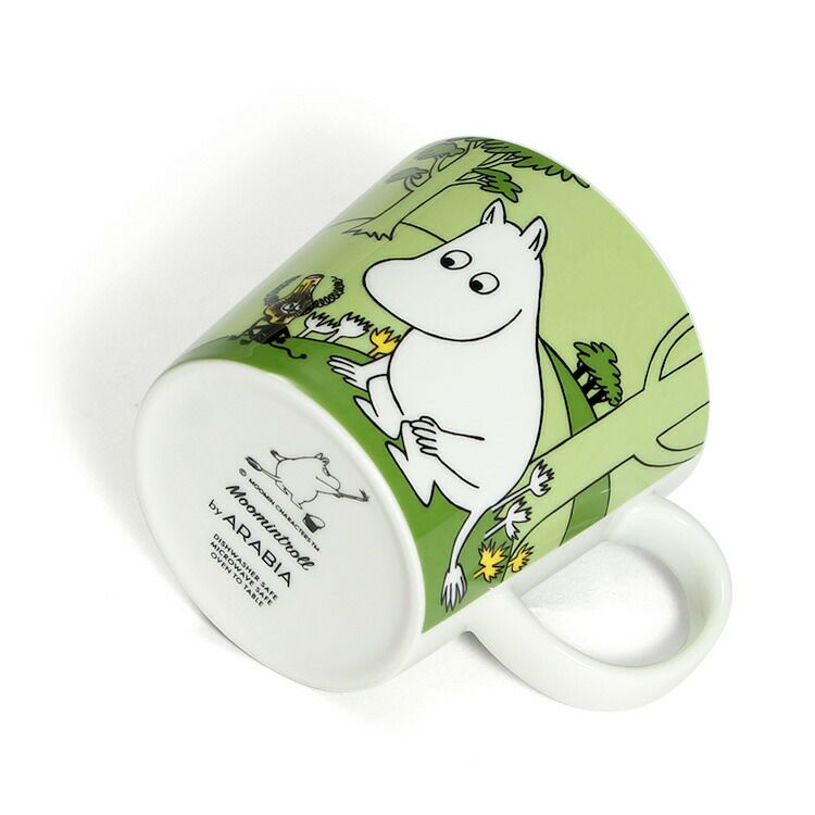 アラビア（ARABIA） ムーミン/Moomin マグカップ 300ml ムーミン グリーン