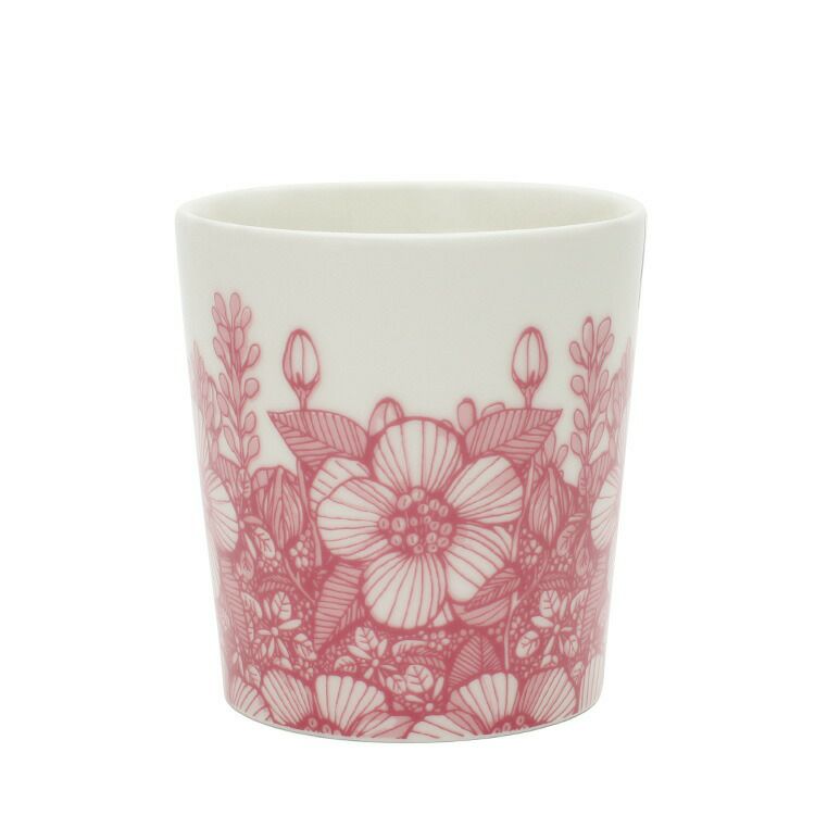 アラビア（ARABIA） フヴィラ/Huvila マグカップ 300ml ピンク/ホワイト