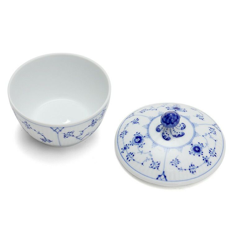 ロイヤルコペンハーゲン（Royal Copenhagen） ブルーフルーテッド プレイン/Blue Fluted Plain シュガーボックス 小