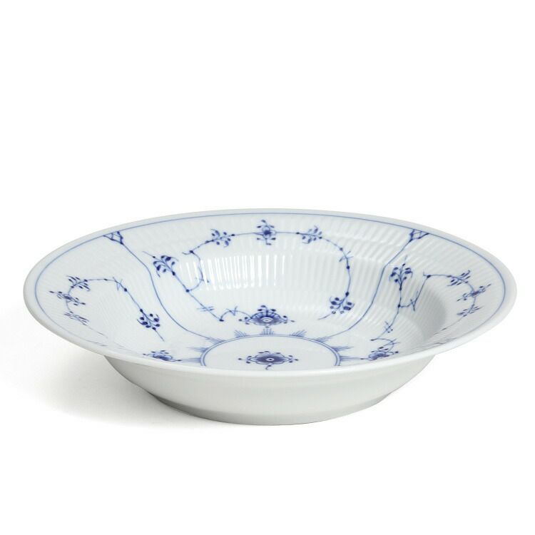 ロイヤルコペンハーゲン（Royal Copenhagen） ブルーフルーテッド プレイン/Blue Fluted Plain スーププレート 20cm