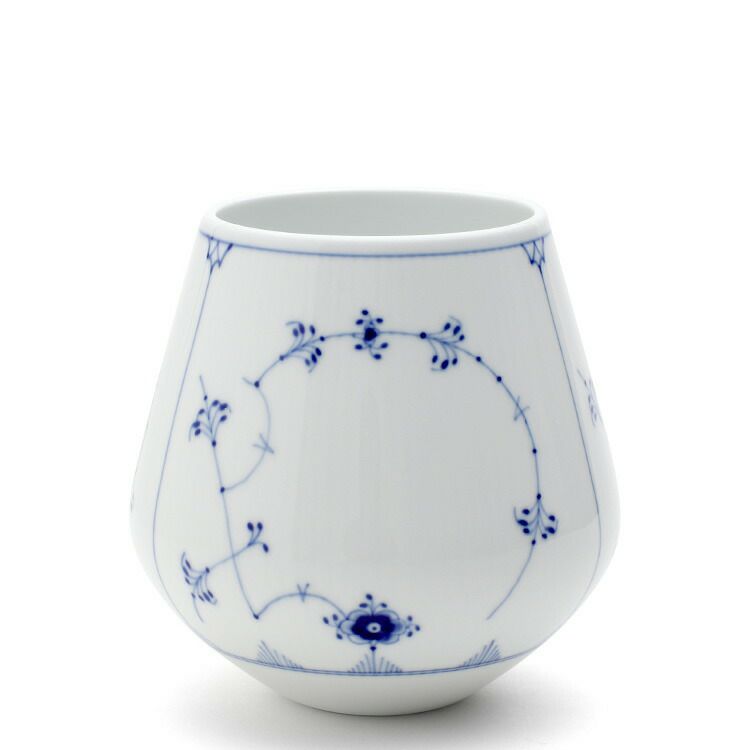 ロイヤルコペンハーゲン（Royal Copenhagen） ブルーフルーテッド プレイン/Blue Fluted Plain ベース 15cm ミディアム Mサイズ