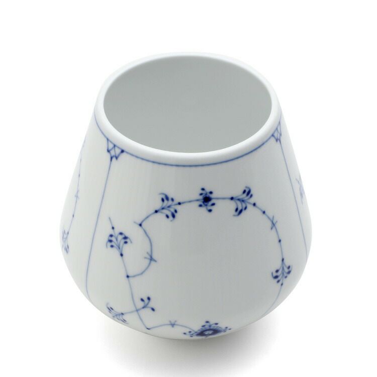 ロイヤルコペンハーゲン（Royal Copenhagen） ブルーフルーテッド プレイン/Blue Fluted Plain ベース 15cm ミディアム Mサイズ