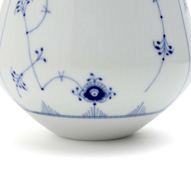 ロイヤルコペンハーゲン（Royal Copenhagen） ブルーフルーテッド プレイン/Blue Fluted Plain ベース 15cm ミディアム Mサイズ