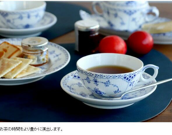 ロイヤルコペンハーゲン（Royal Copenhagen） ブルーフルーテッド ハーフレース/Blue Fluted Half Lace 102 141 ティーポット