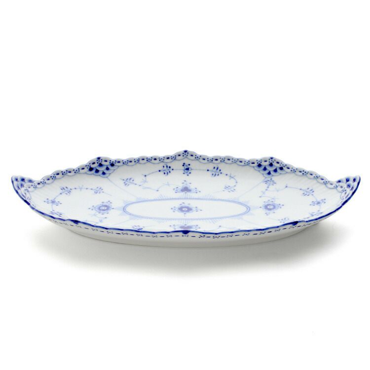 ロイヤルコペンハーゲン（Royal Copenhagen） ブルーフルーテッド ハーフレース/Blue Fluted Half Lace プレート 24.5cm