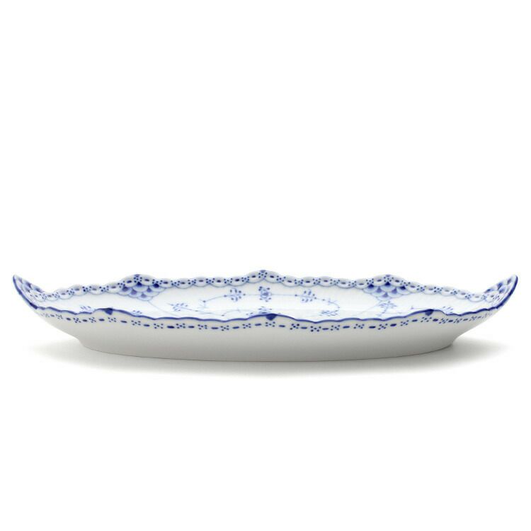 ロイヤルコペンハーゲン（Royal Copenhagen） ブルーフルーテッド ハーフレース/Blue Fluted Half Lace プレート 24.5cm