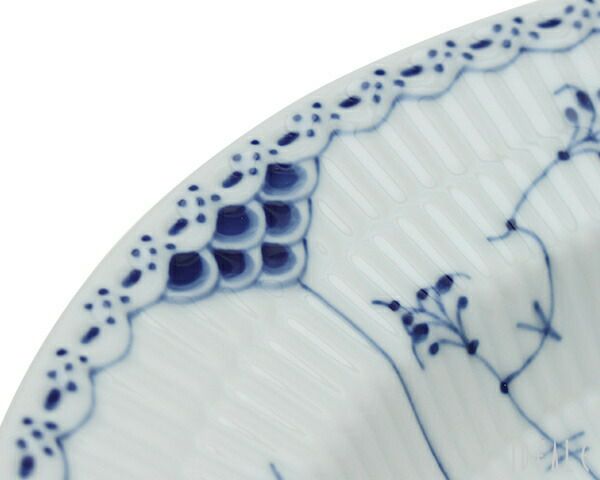 ロイヤルコペンハーゲン（Royal Copenhagen） ブルーフルーテッド ハーフレース/Blue Fluted Half Lace スープ プレート 20cm