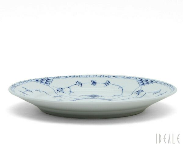 ロイヤルコペンハーゲン（Royal Copenhagen） ブルーフルーテッド ハーフレース/Blue Fluted Half Lace プレート 22cm フラット